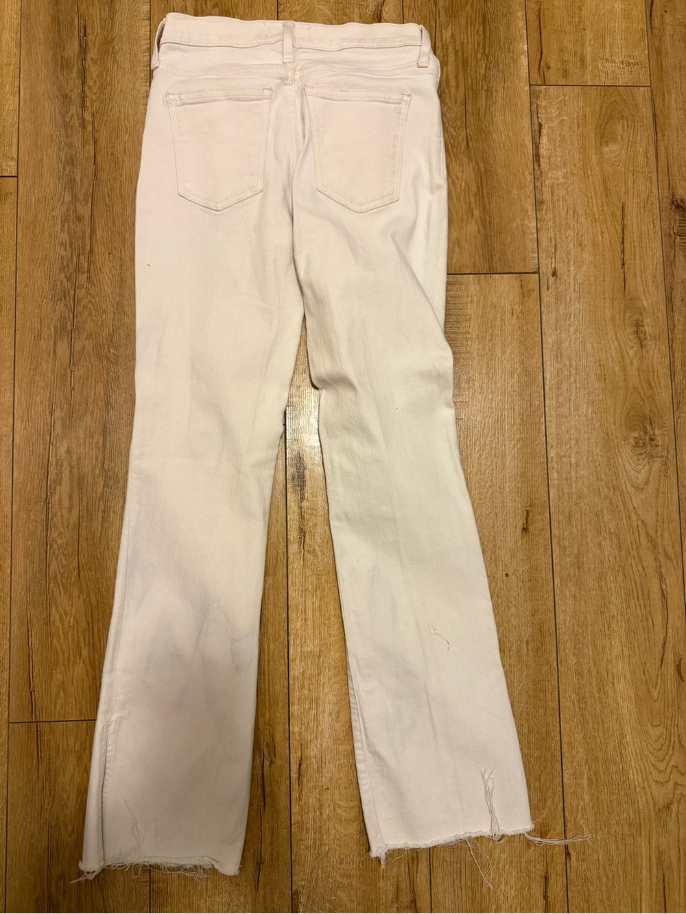 Madewell White Flare Jeans